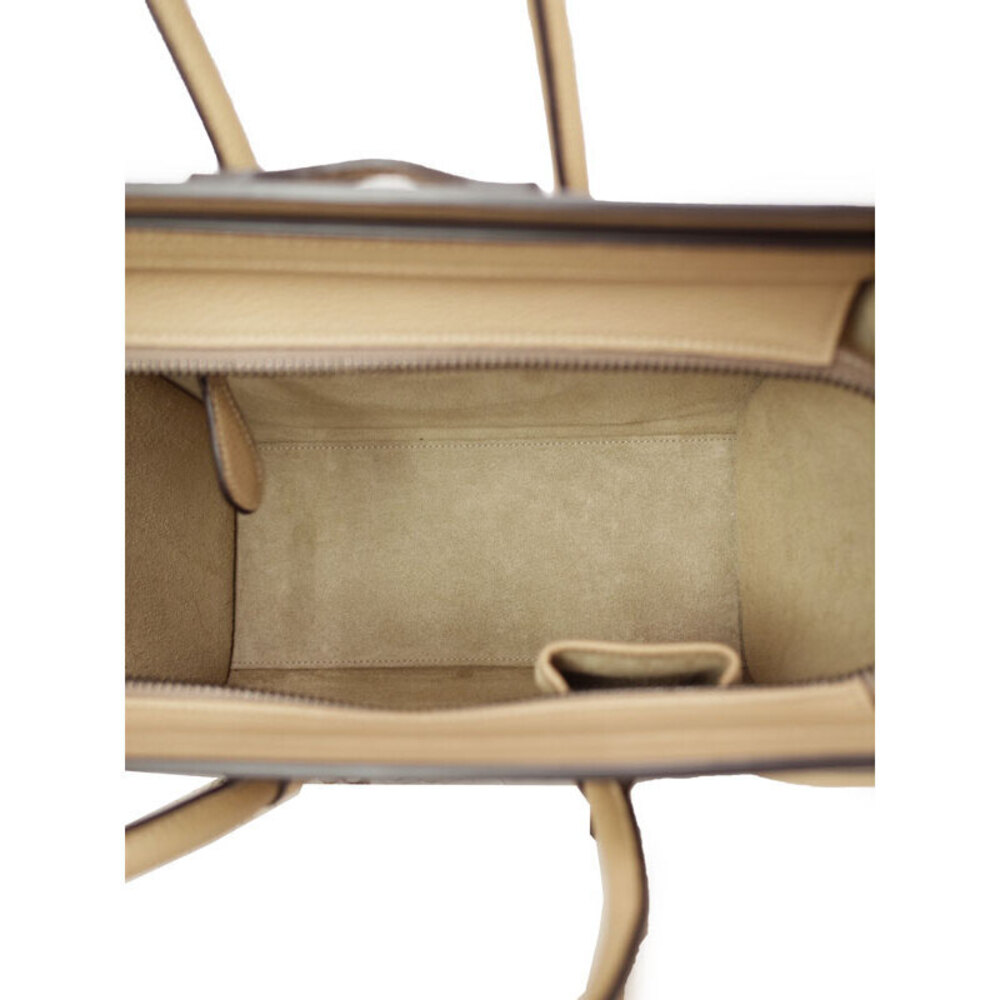 Celine Handbag Shopper Shoulder Calfskin Tote Leather - Picture 3 of 5